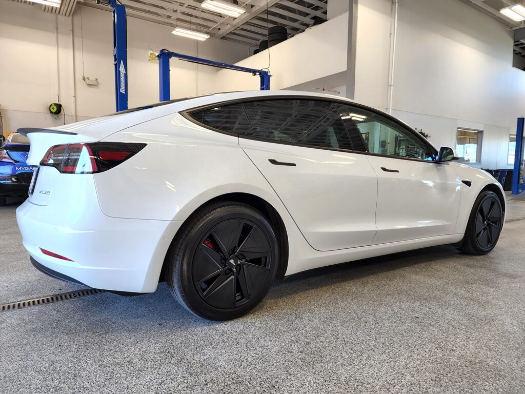 tesla wheel and tire package